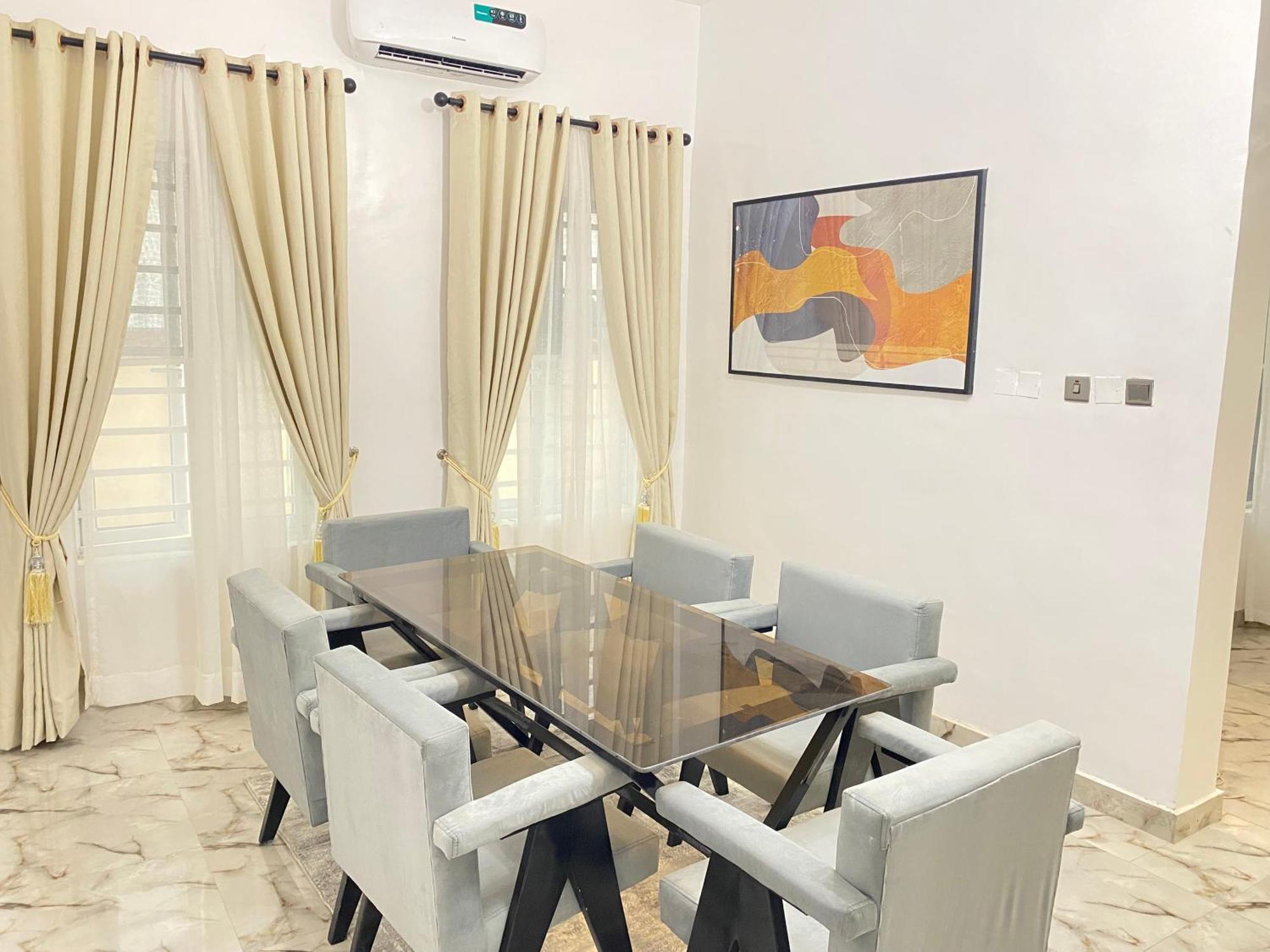 Luxe Haven Lekki Apartment Bagian luar foto